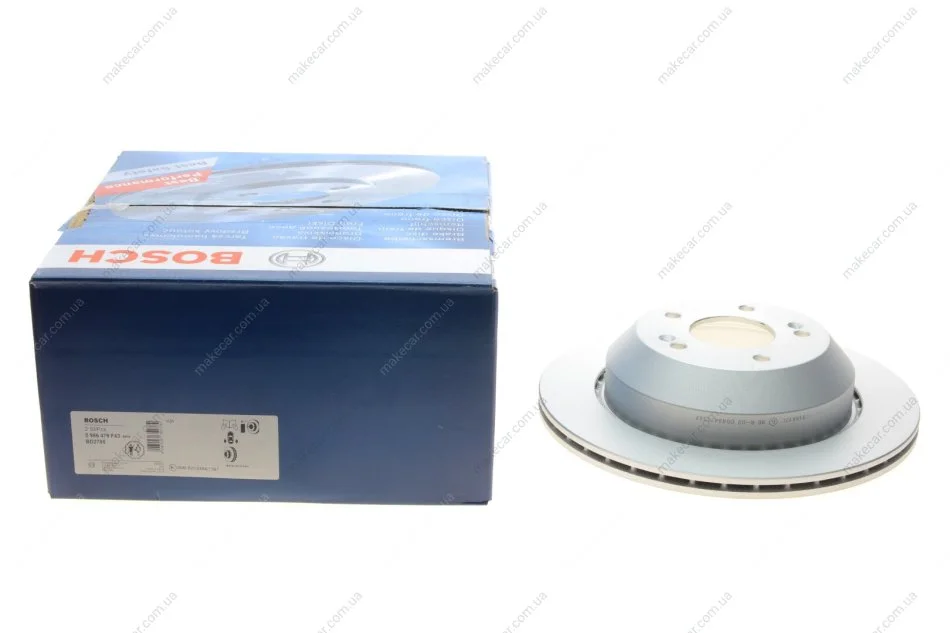 <strong>Диск гальмівний BOSCH 0 986 479 F43 (фото 1)</strong>
