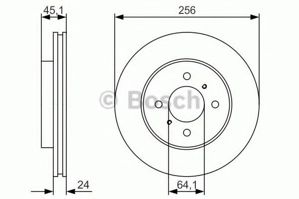<strong>Диск гальмівний BOSCH 0986479R51 (фото 1)</strong>