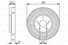 <strong>Диск гальмівний BOSCH 0 986 479 T37 (фото 1)</strong>