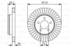 Диск тормозной BOSCH 0 986 479 U04 (фото 1)