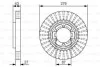 <strong>Диск торм. пер. HYUNDAI TERRACAN BOSCH 0986479U06 (фото 1)</strong>