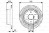 <strong>Диск торм. зад. CADILAC ESCALLADE 06- BOSCH 0986479W32 (фото 1)</strong>