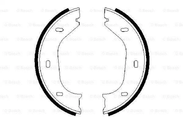 <strong>Гальмівні колодки, барабанні BOSCH 0986487202 (фото 1)</strong>