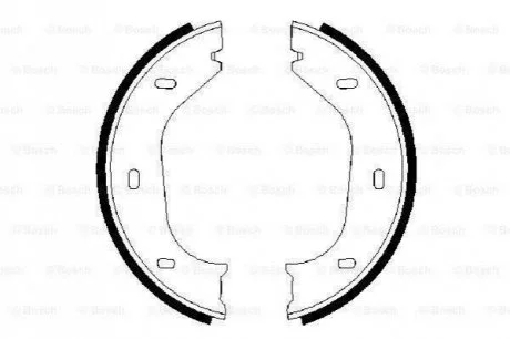 Колодки тормозные барабанные для BMW, Alfa Romeo, Alpina BOSCH 0986487202 фото товара