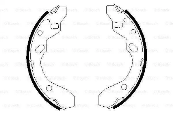 <strong>Гальмівні колодки BOSCH 0986487417 (фото 1)</strong>