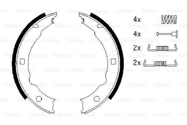 <strong>Гальмівні колодки BOSCH 0986487579 (фото 1)</strong>