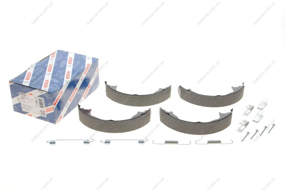 <strong>Колодки гальмівні барабанні BOSCH 0 986 487 609 (фото 1)</strong>