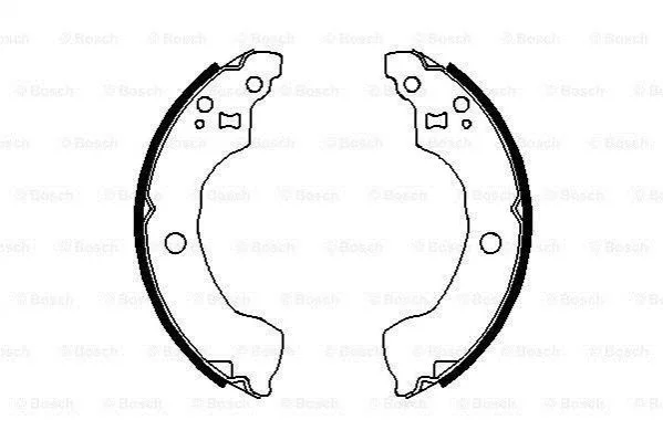 <strong>Гальмівні колодки, барабанні BOSCH 0986487691 (фото 1)</strong>