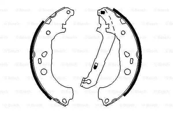<strong>Гальмівні колодки барабані BOSCH 0986487696 (фото 1)</strong>