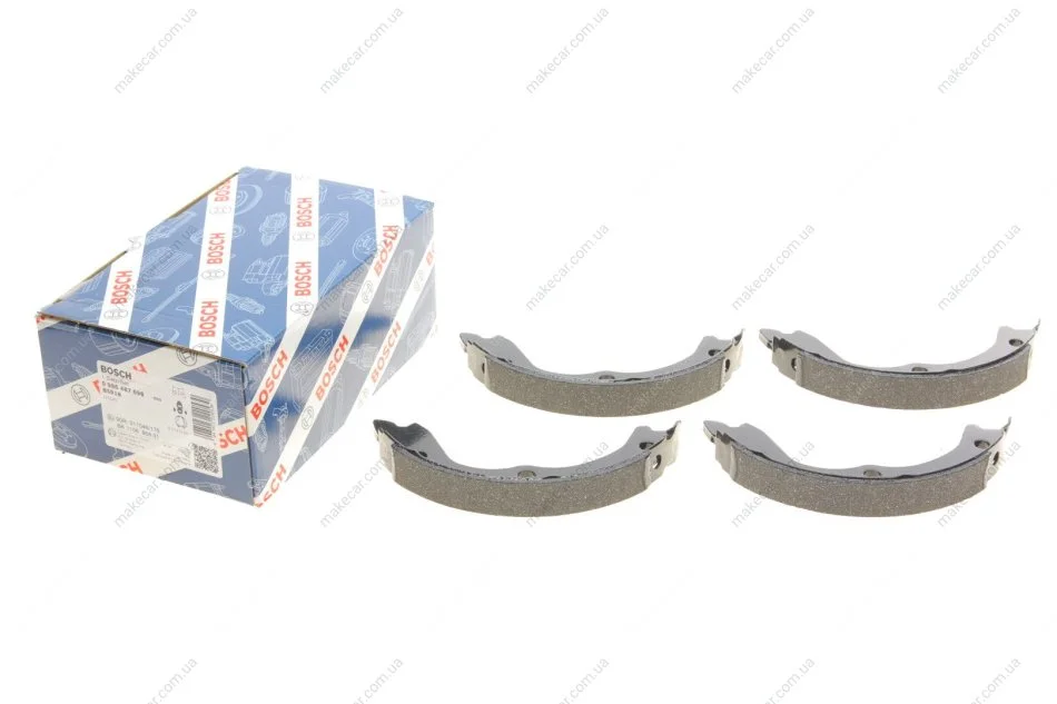 <strong>Колодки гальмівні барабанні BOSCH 0986487698 (фото 1)</strong>