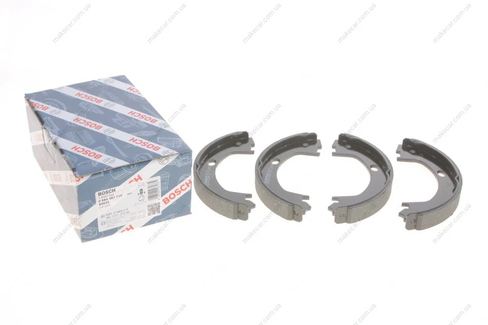 <strong>Колодки гальмівні барабанні BOSCH 0986487715 (фото 1)</strong>
