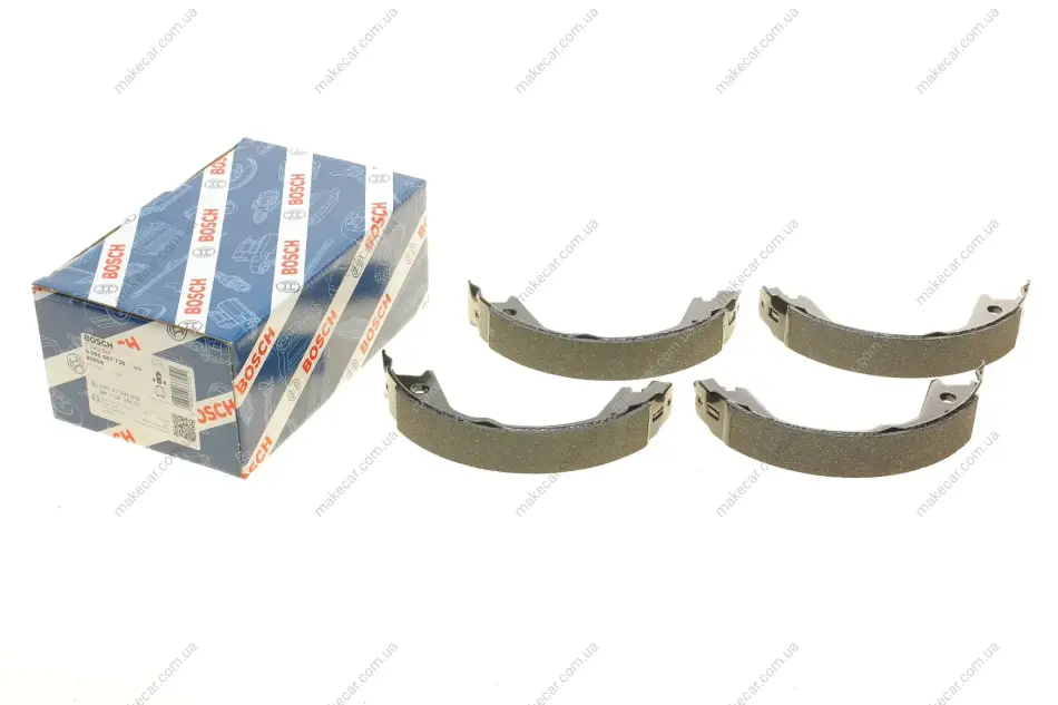 <strong>Колодки гальмівні барабанні BOSCH 0 986 487 738 (фото 1)</strong>