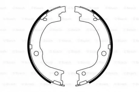 Тормозные колодки ручного тормоза Trajet для BOSCH 0986487780 фото товара