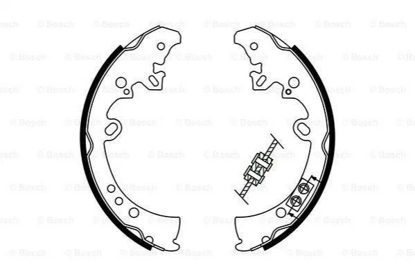 <strong>Гальмівні колодки барабанні BOSCH 0986487787 (фото 1)</strong>