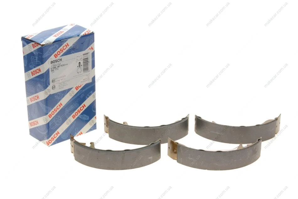 <strong>Колодки гальмівні барабанні BOSCH 0 986 487 832 (фото 1)</strong>