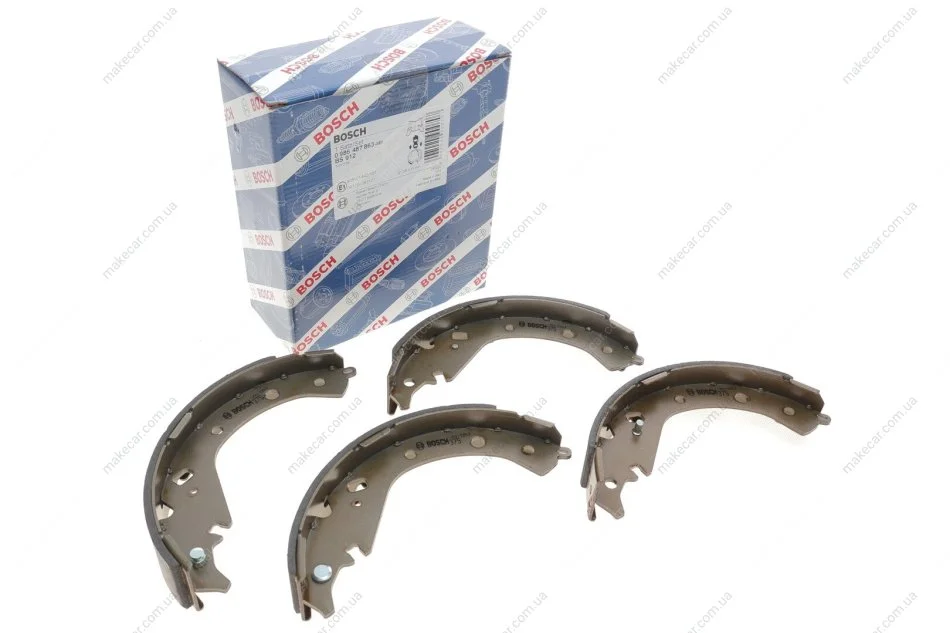 <strong>Колодки тормозные барабанные BOSCH 0 986 487 863 (фото 1)</strong>