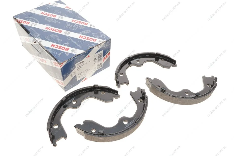 <strong>Колодки гальмівні барабанні (комплект 4 шт) BOSCH 0986487941 (фото 1)</strong>