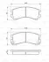 <strong>Комплект гальмівних колодок BOSCH 0986493450 (фото 8)</strong>