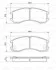 <strong>Гальмівні колодки, дискові BOSCH 0986493790 (фото 8)</strong>
