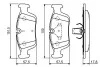<strong>Колодки гальмівні дискові BOSCH 0 986 494 015 (фото 2)</strong>