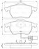 Тормозные колодки перед. (с датч.) VW Sharan 95- FORD Galaxy 00-06 SEAT BOSCH 0986494035 (фото 8)