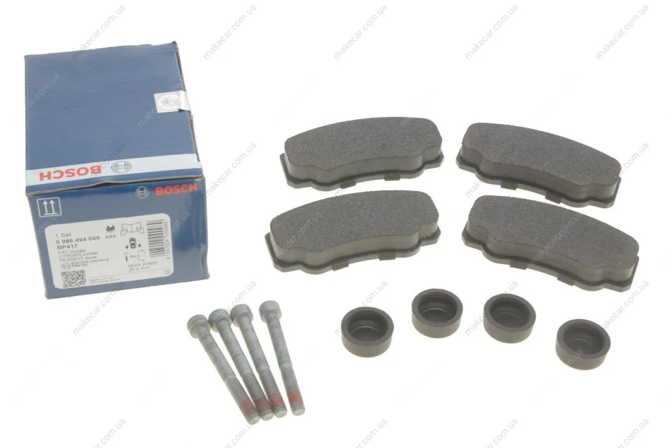 <strong>Гальмівні колодки дискові BOSCH 0986494049 (фото 1)</strong>