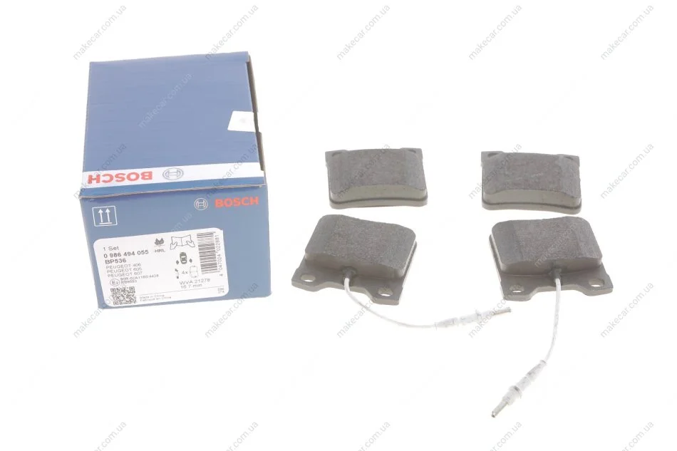 <strong>Гальмівні колодки дискові BOSCH 0986494055 (фото 1)</strong>