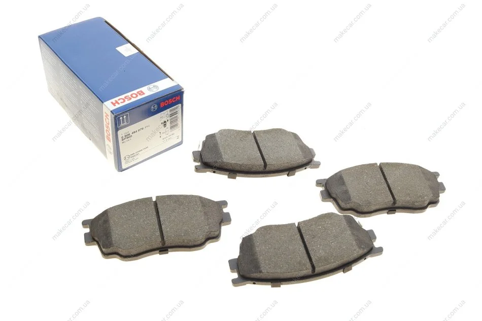 <strong>Комплект гальмівних колодок - дискові BOSCH 0986494078 (фото 1)</strong>