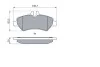 <strong>Колодки гальмівні дискові BOSCH 0986494123 (фото 7)</strong>