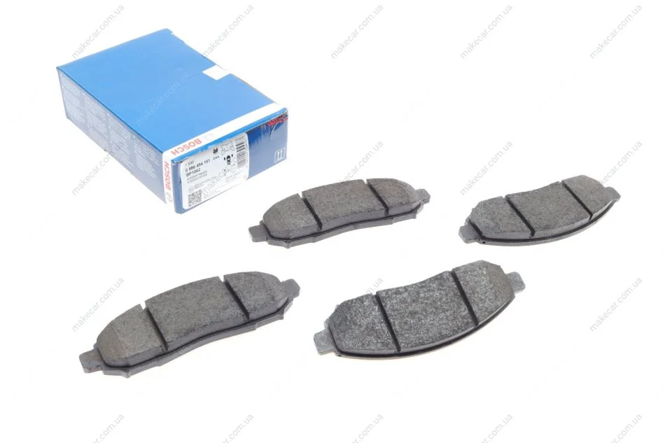 <strong>Гальмівні колодки дискові BOSCH 0986494151 (фото 1)</strong>