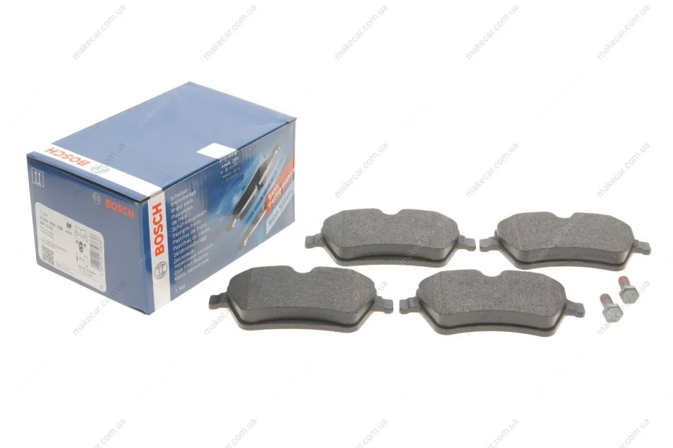 <strong>Колодки гальмівні дискові BOSCH 0 986 494 168 (фото 1)</strong>