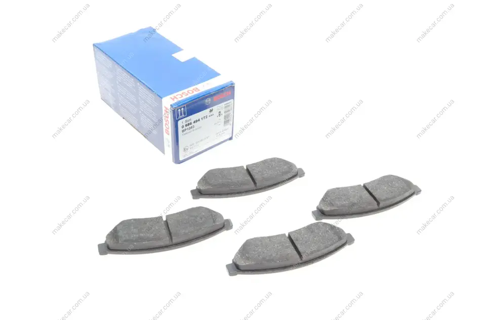 <strong>Гальмівні колодки дискові BOSCH 0986494172 (фото 1)</strong>