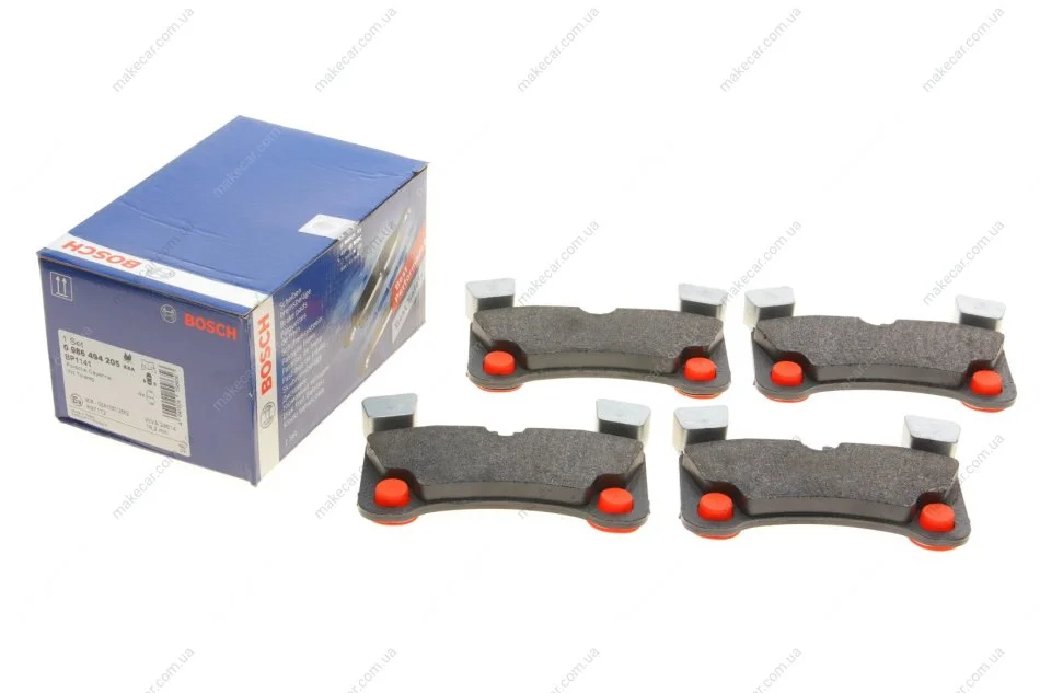 <strong>Гальмівні колодки дискові BOSCH 0 986 494 205 (фото 1)</strong>