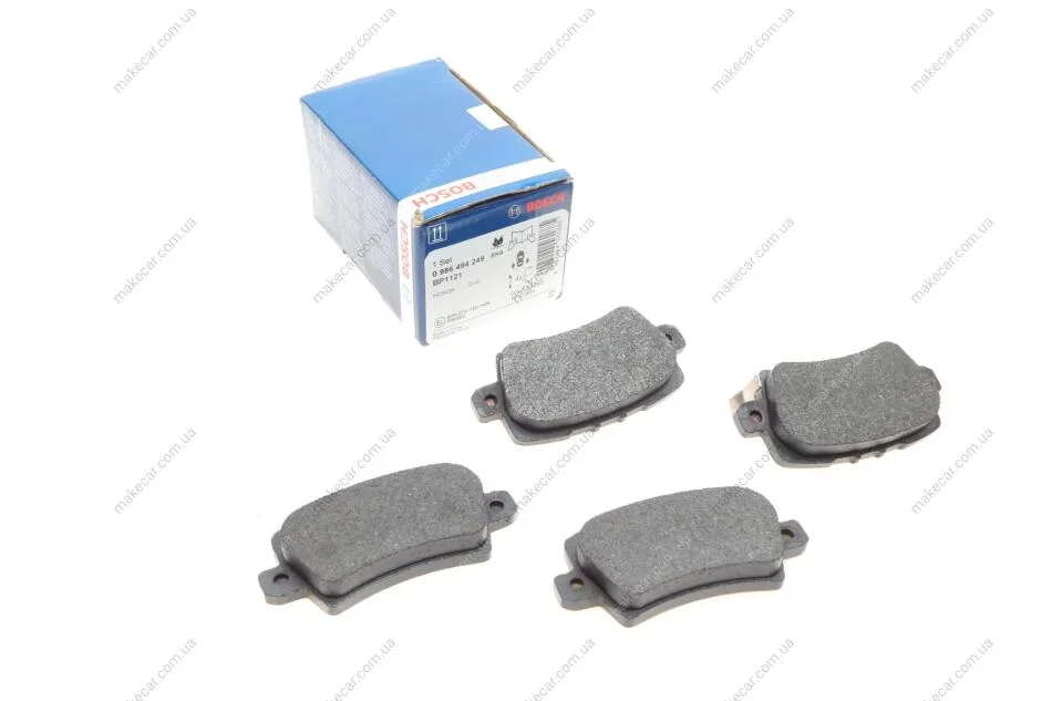 <strong>Гальмівні колодки дискові BOSCH 0 986 494 249 (фото 1)</strong>