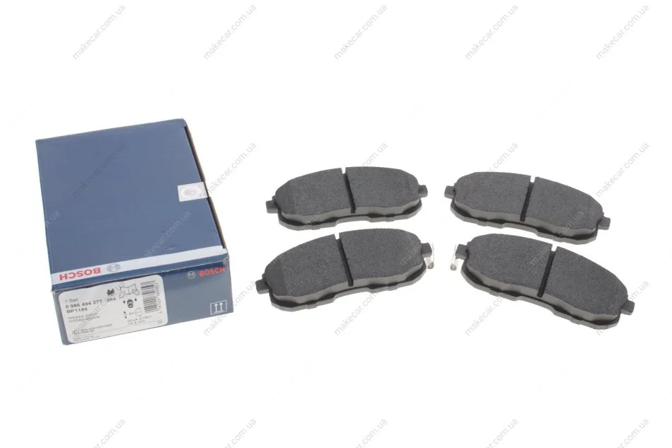 <strong>Гальмівні колодки дискові BOSCH 0986494277 (фото 1)</strong>