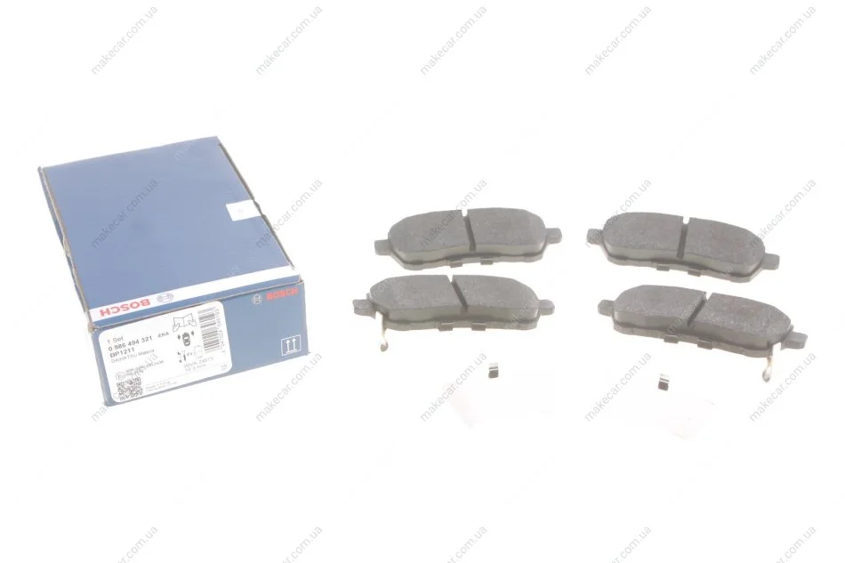 <strong>Колодки гальмівні дискові BOSCH 0 986 494 321 (фото 1)</strong>