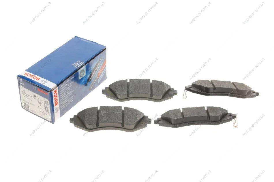 <strong>Колодки гальмівні дискові BOSCH 0 986 494 343 (фото 1)</strong>