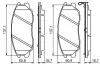 <strong>Колодки гальмівні дискові BOSCH 0986494347 (фото 2)</strong>