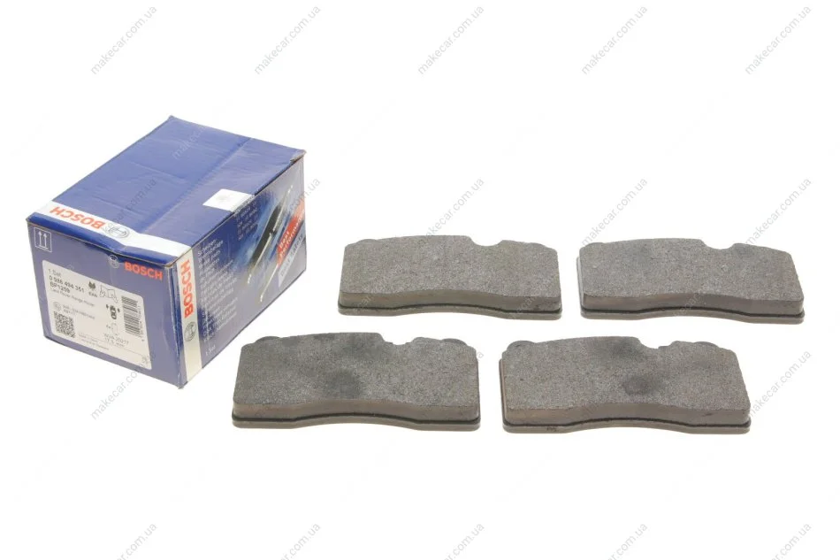 <strong>Гальмівні колодки дискові BOSCH 0986494351 (фото 1)</strong>