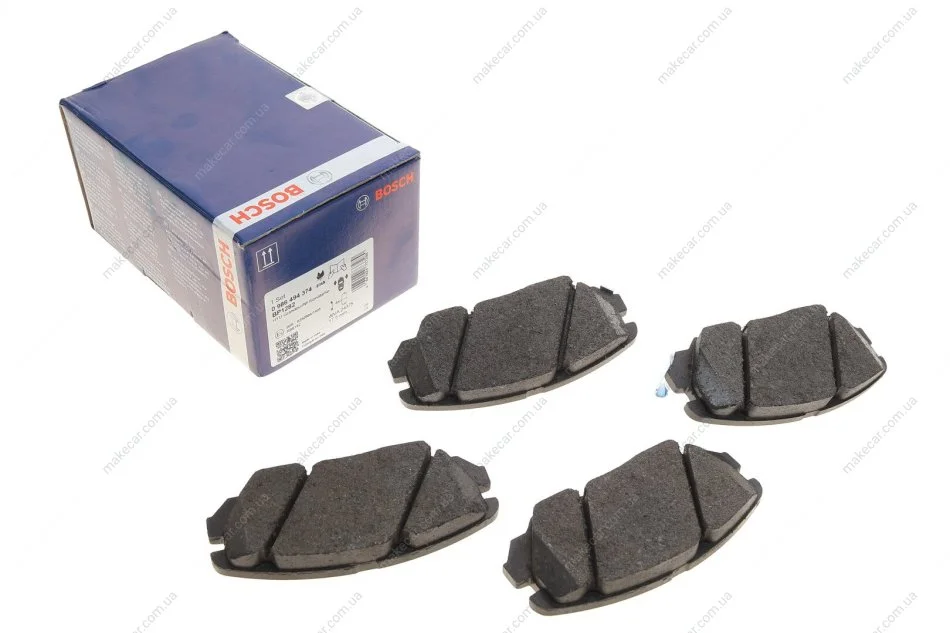 <strong>Гальмівні колодки дискові BOSCH 0 986 494 374 (фото 1)</strong>