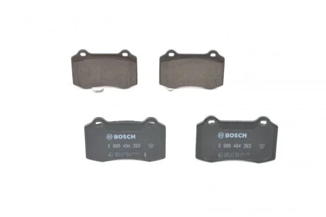 Гальмівні колодки дискові для Volvo, Tesla BOSCH 0986494393 фото товару