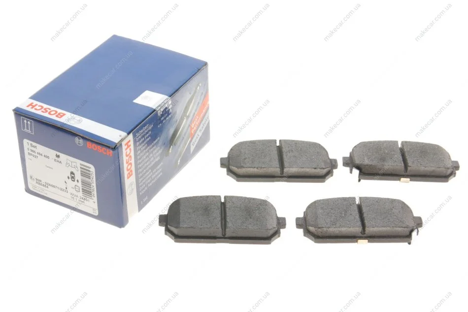 <strong>Гальмівні колодки, дискові BOSCH 0986494400 (фото 1)</strong>