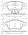 Колодки торм. пер. RENAULT Latitude 3,0dCi 11- BOSCH 0986494556 (фото 1)