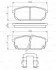 <strong>Гальмівні колодки, дискові BOSCH 0986494590 (фото 8)</strong>