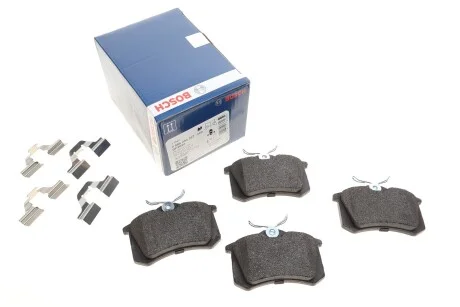 Колодки гальмівні дискові (комплект 4 шт) для Audi, Volkswagen, Seat BOSCH 0986494597 фото товару