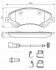<strong>Гальмівні колодки, дискові BOSCH 0986494613 (фото 8)</strong>