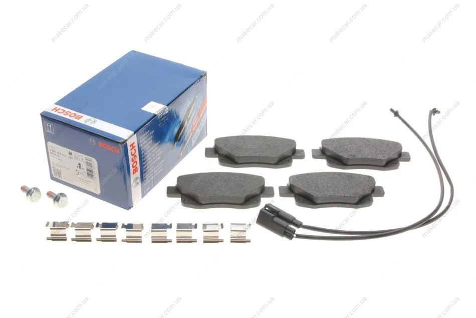 <strong>ДИСКОВІ КОЛОДКИ BOSCH 0 986 494 614 (фото 1)</strong>
