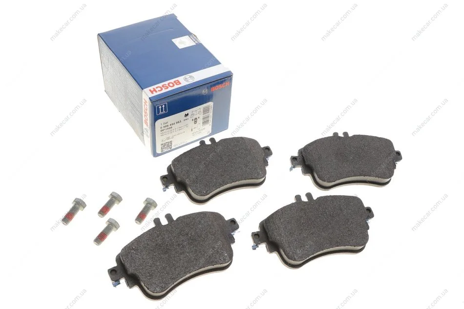<strong>Колодки гальмівні дискові BOSCH 0 986 494 663 (фото 1)</strong>