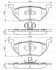 <strong>Гальмівні колодки, дискові BOSCH 0986494683 (фото 1)</strong>