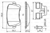 Тормозные колодки дисковые BOSCH 0986494731 (фото 1)